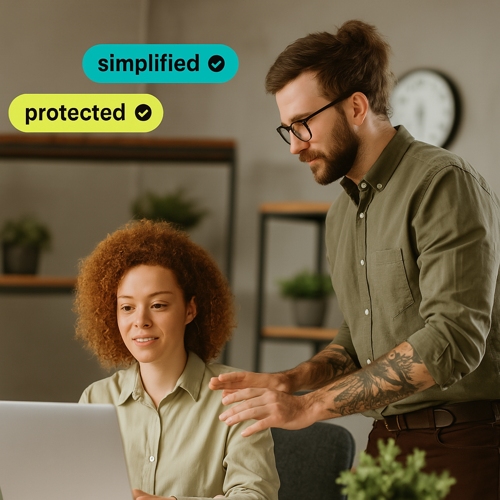 Coworkers using password manager